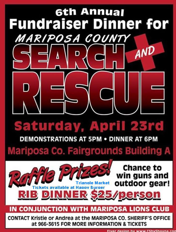 4 23 16 Search and Rescue Fundraiser