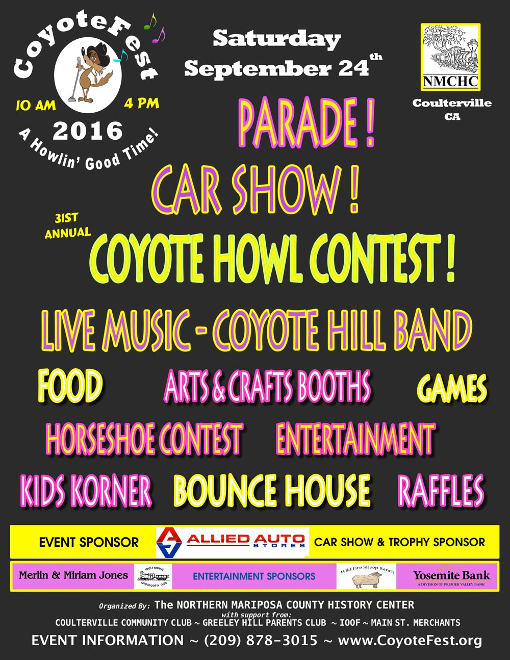 2016 CoyoteFest POSTER