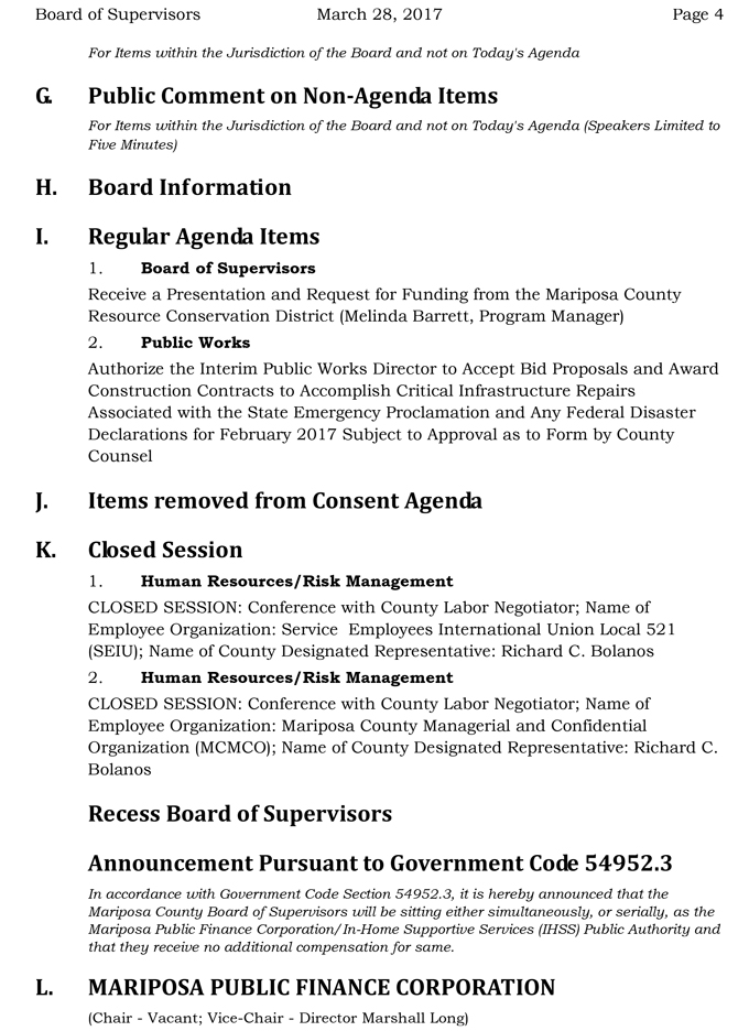 2017 03 28 mariposa county board of supervisors agenda march 28 2017 4