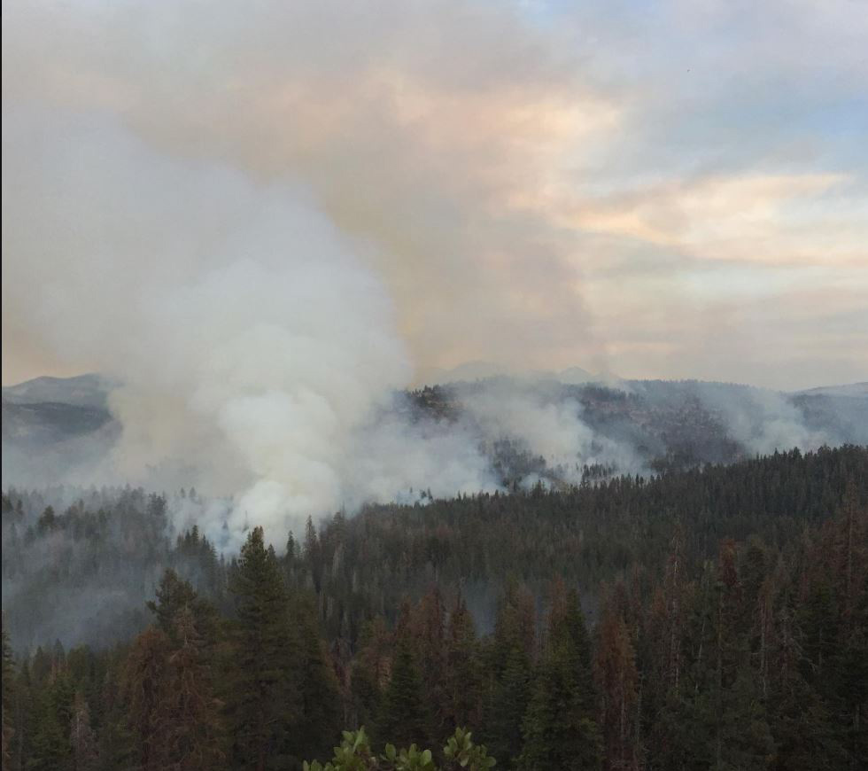 empire fire in yosemite national park credit nps