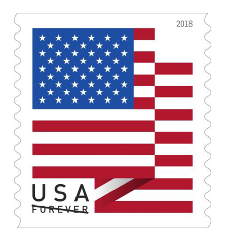 usps us flag forever stamp