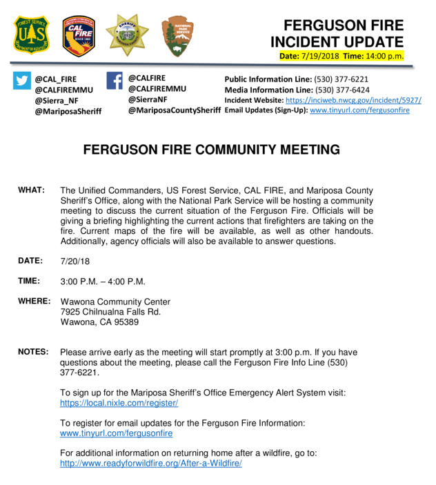 7 19 18 Community Meeting Wawona