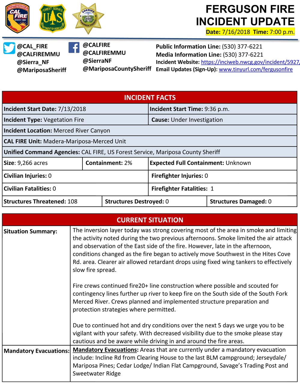 FERGUSON FIRE UPDATE 7 16 18 1