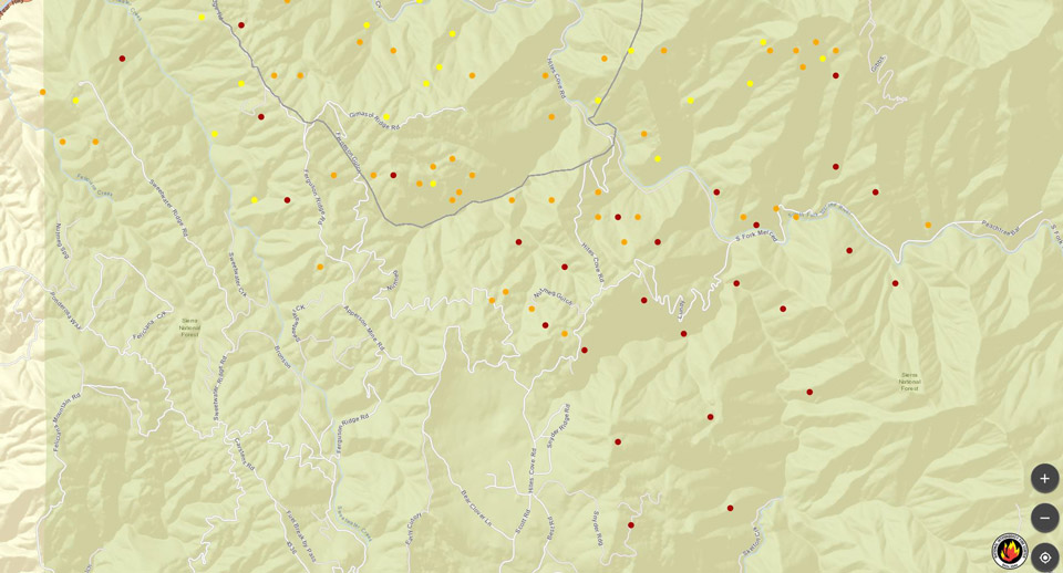 ferguson fire map monday1