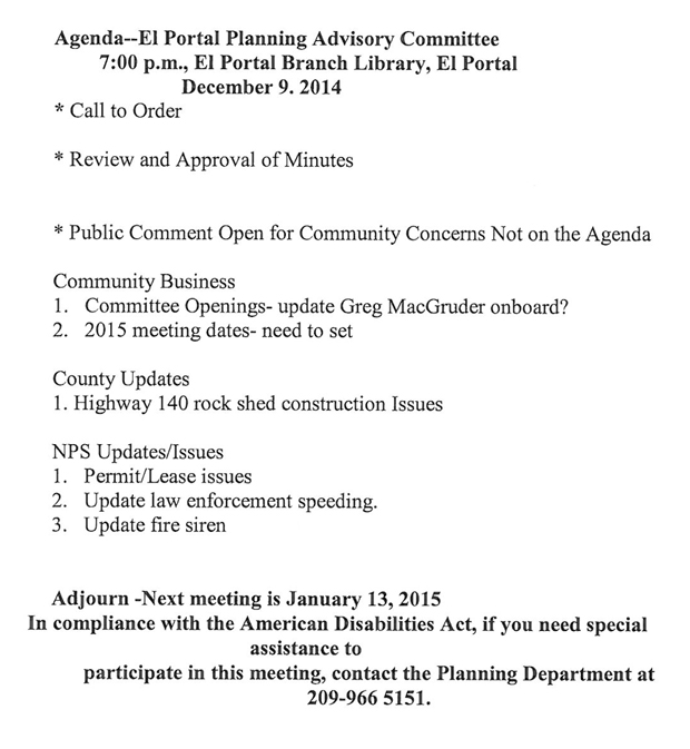 2014-12-09-El-Portal-Planning-Advisory-Committee-1