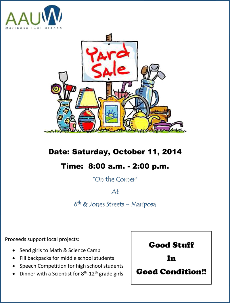 10-11-14-AAUW-Yard-Sale