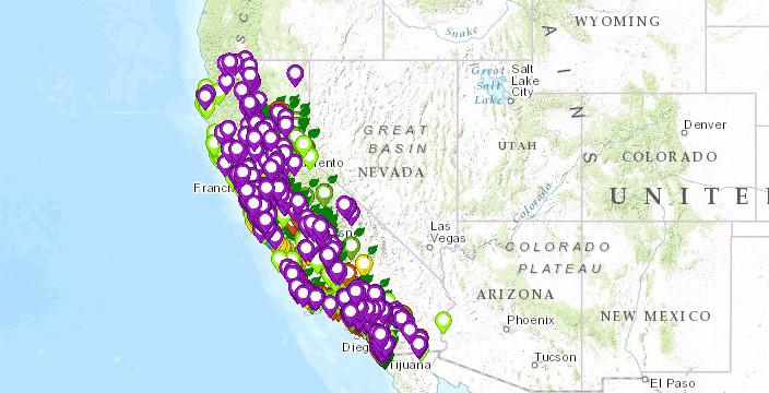 california climate map