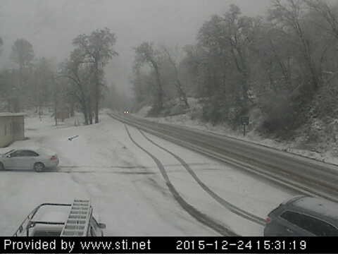 snow in oakhurst deadwood cam sierra tel internet december 24 2015