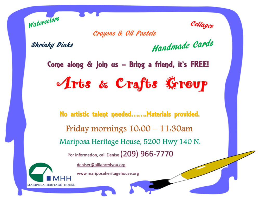 Mariposa Heritage House Arts n Crafts