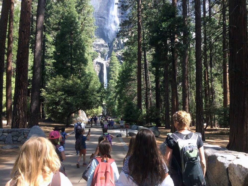 SFCS hike by lower falls