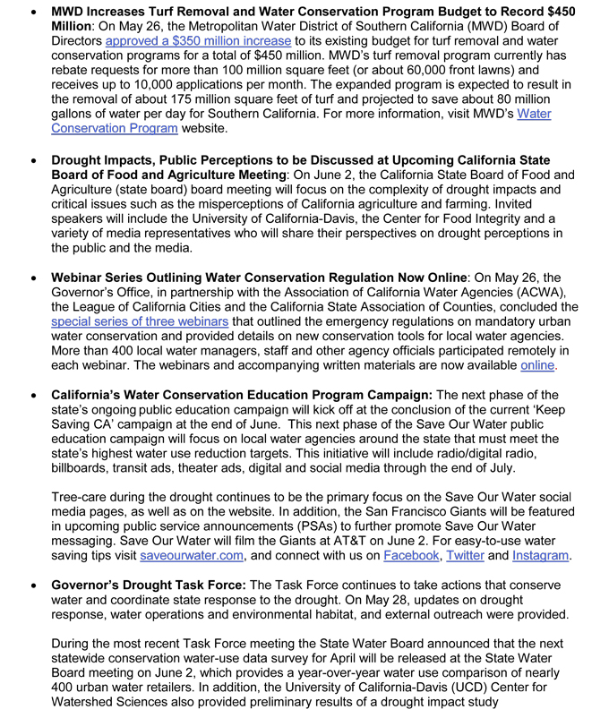 california drought update 6022015 2