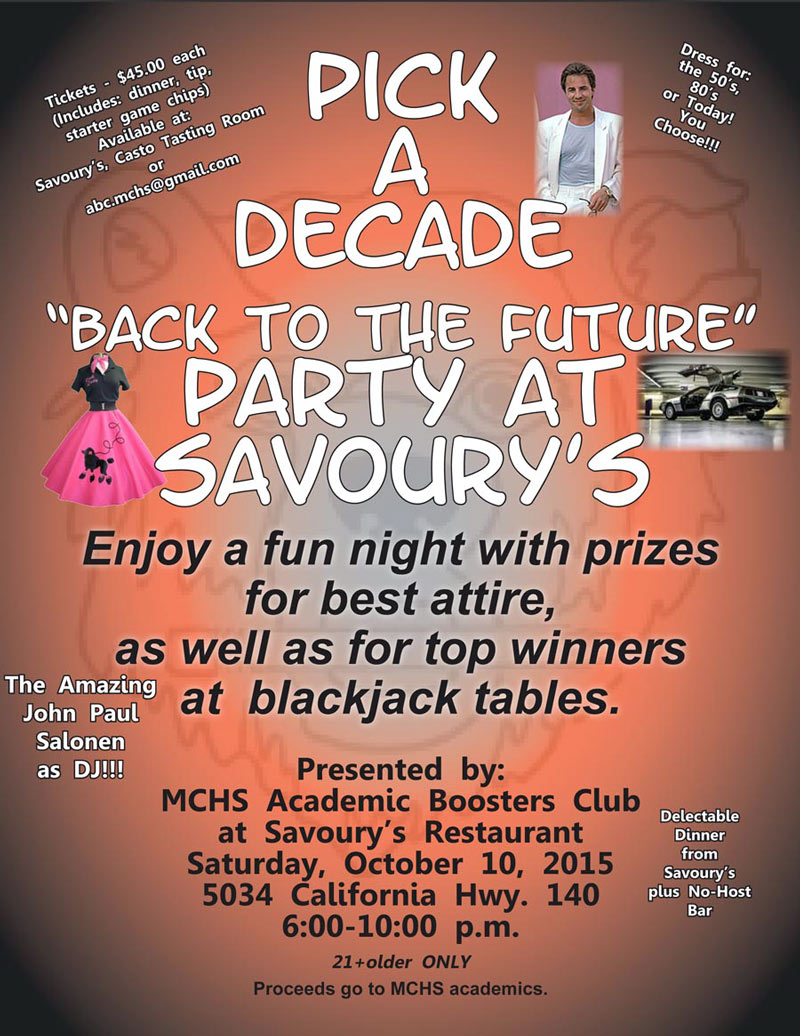 10 10 15 Savoury Fundraiser