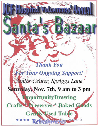 11 7 15 Santa Bazaar