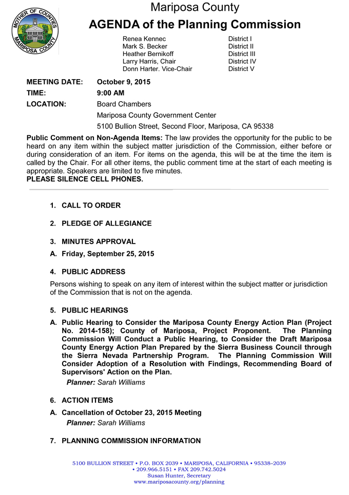 2015 10 09 Planning Commission 1