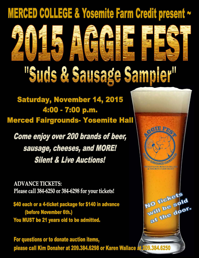 2015 merced college aggie fest flyer