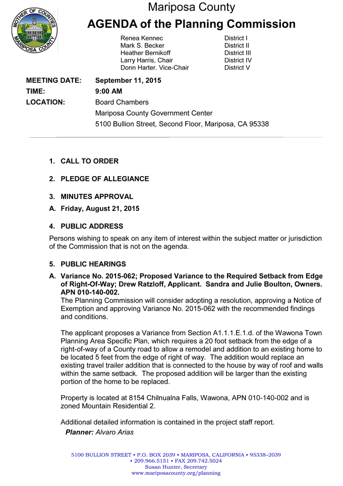 2015 09 11 Planning Commission 1