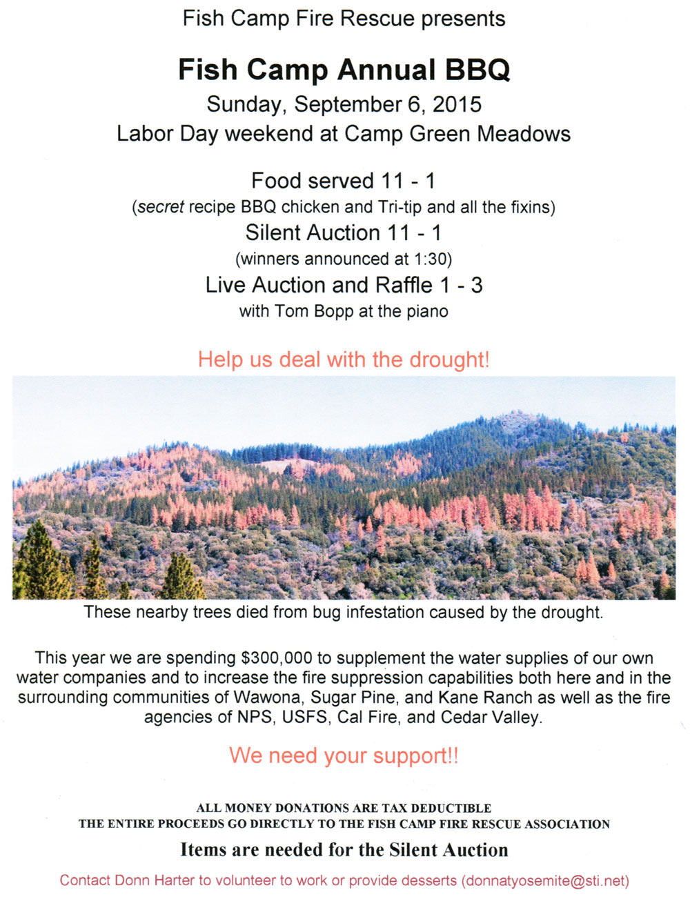 Fish Camp Fire Rescue BBQ 2015