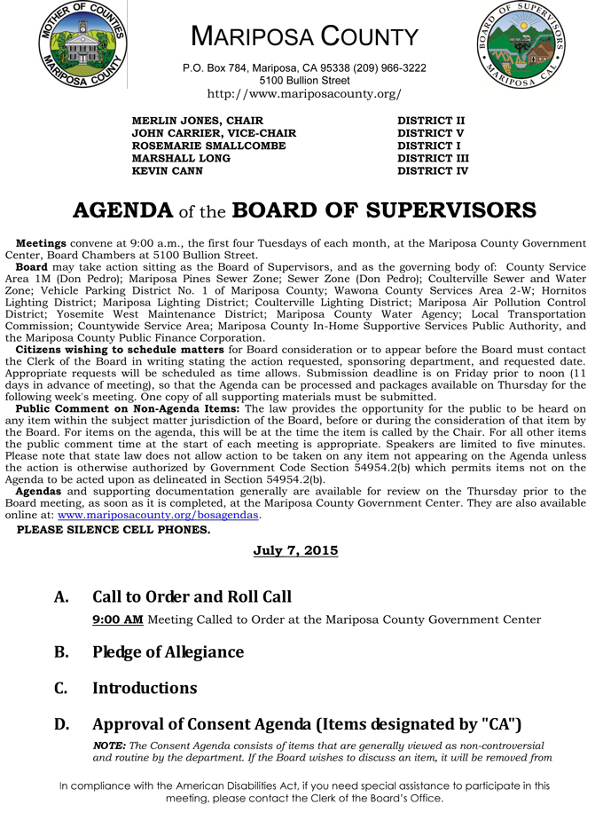 2015 07 07 Board of Supervisors 1