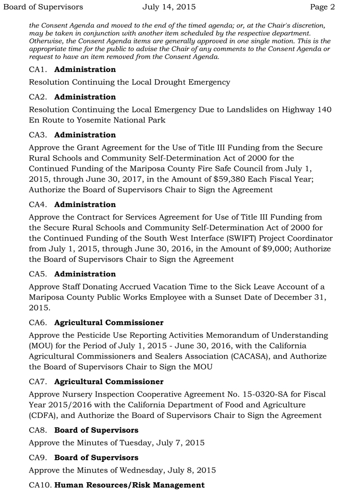 2015 07 14 Board of Supervisors 2