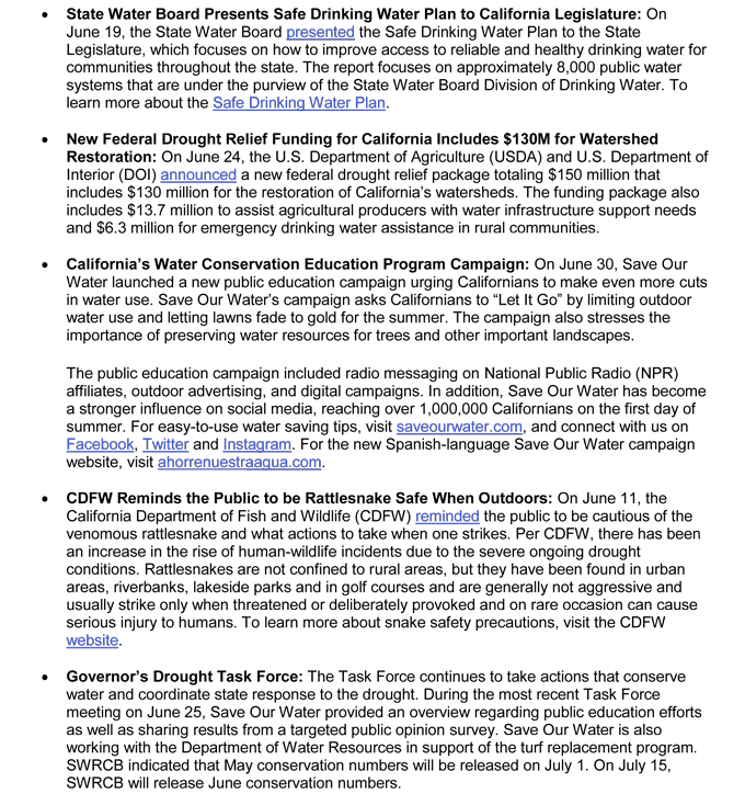 california drought update 7022015 2