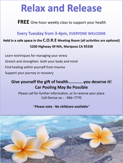 Relax and Release Flyer sm