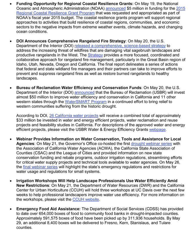 california drought update 5262015 2