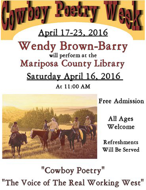 4 16 16 Cowboy Poetry