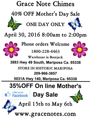 Grace Note Sale ad