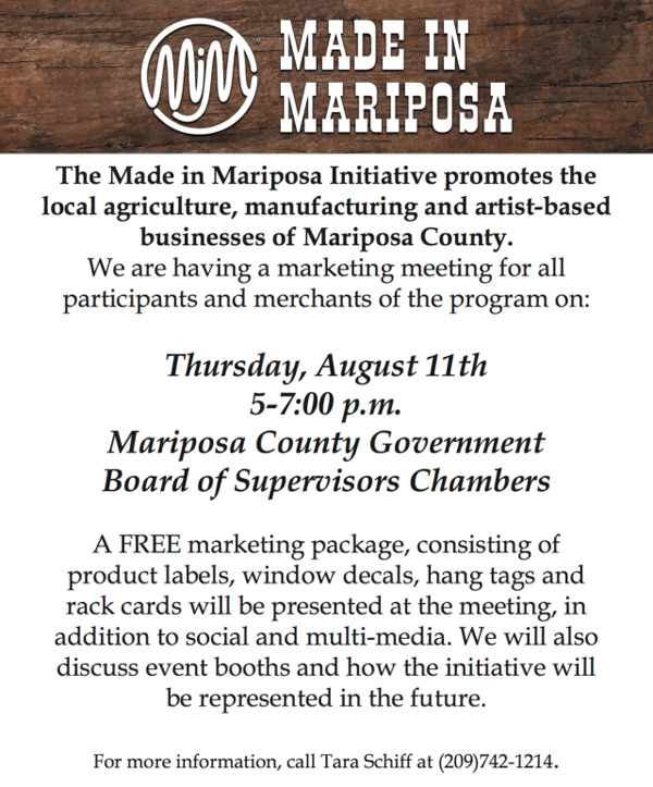 Made in Mariposa Meeting