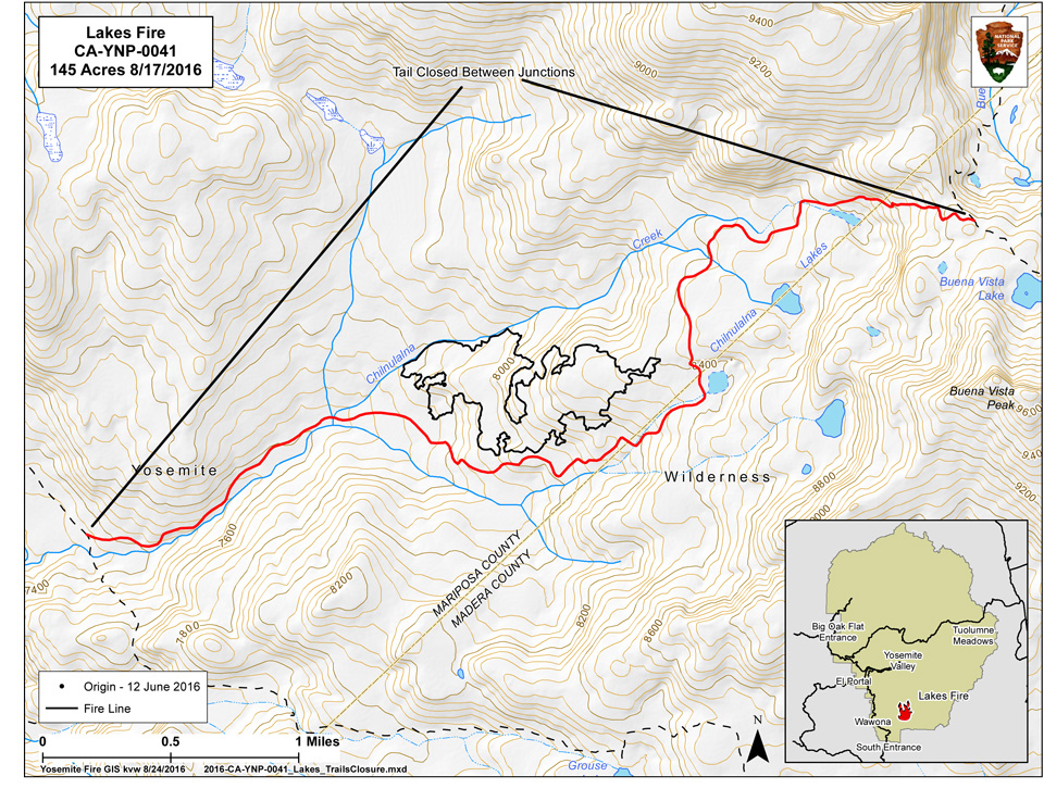lakes fire yosemite august 28 2016