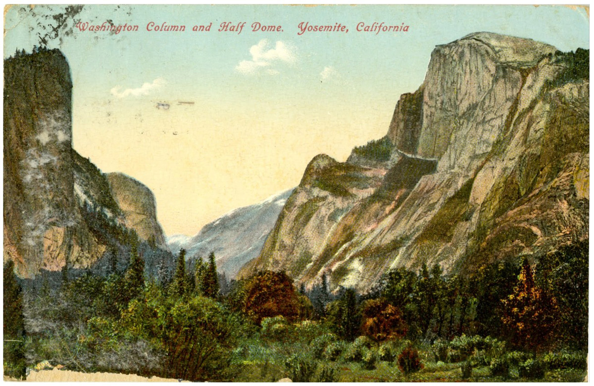 washington column half dome yosemite dorothy m alexander collection ca state archives
