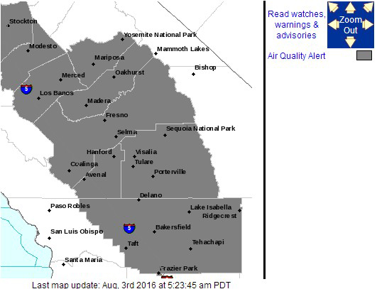 weather mariposa air quality august 3 2016
