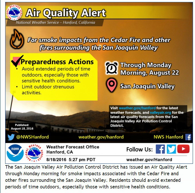 weather mariposa august 19 2016