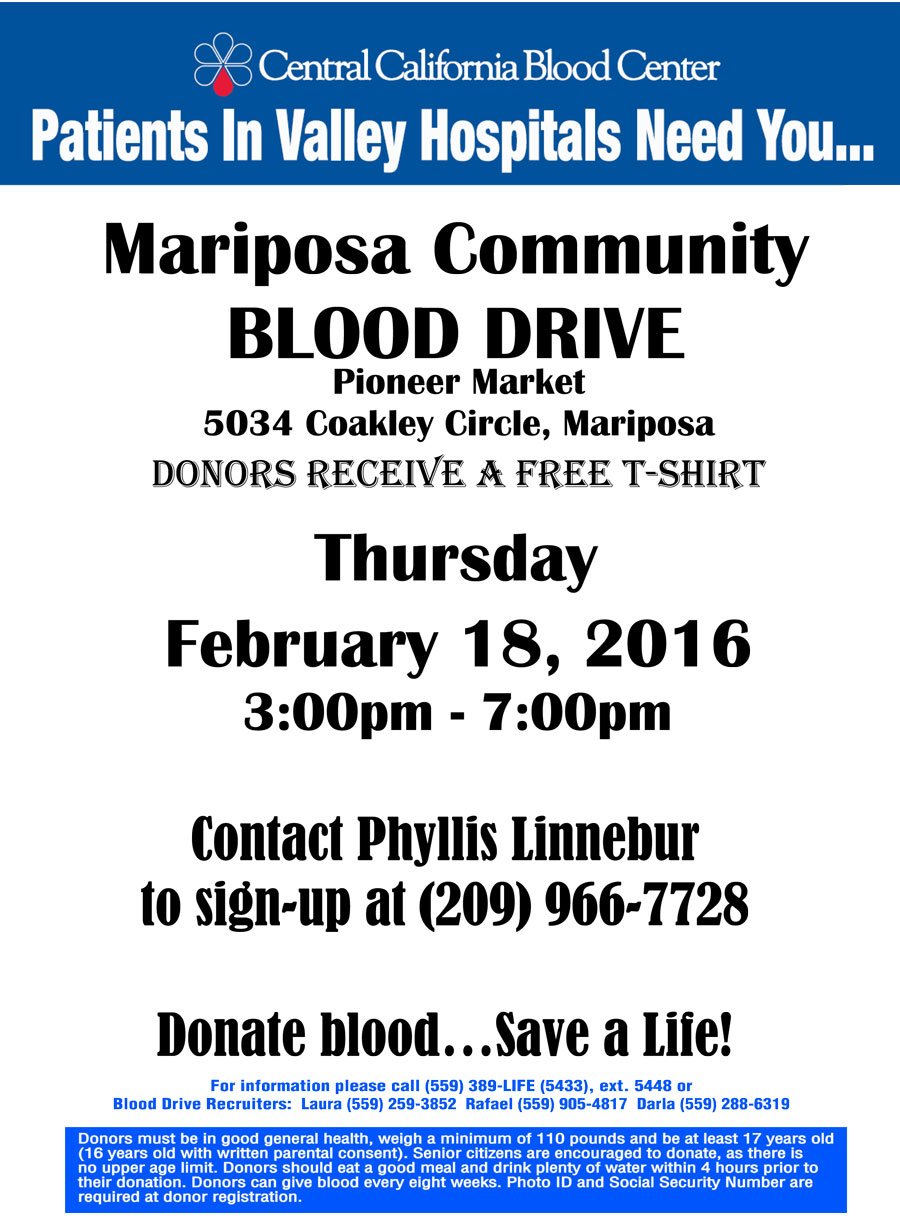2 18 16 Blood Drive