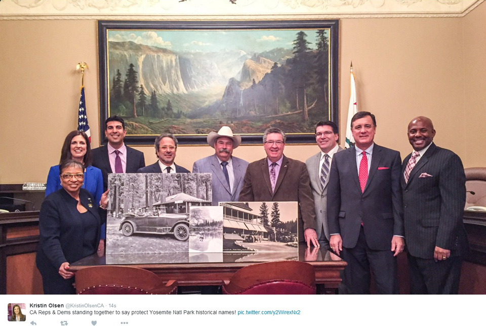 california legislatures protect yosemite park names credit assemblymember kristin olsen
