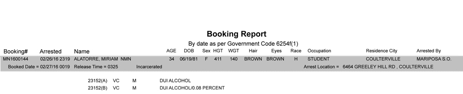 mariposa county booking report 2 27 2016