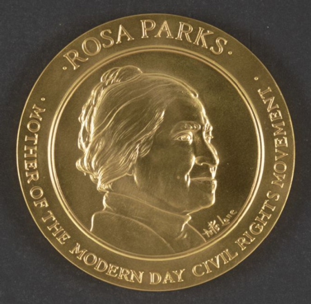 rosa parks congressional gold medal 1999