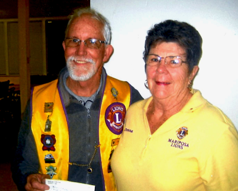 2016 donation Lions Club