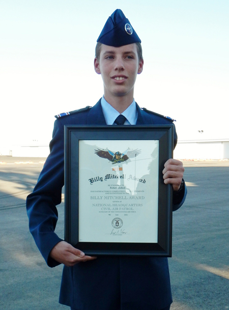 robert deBolt coulterville california receives general billy mitchell award