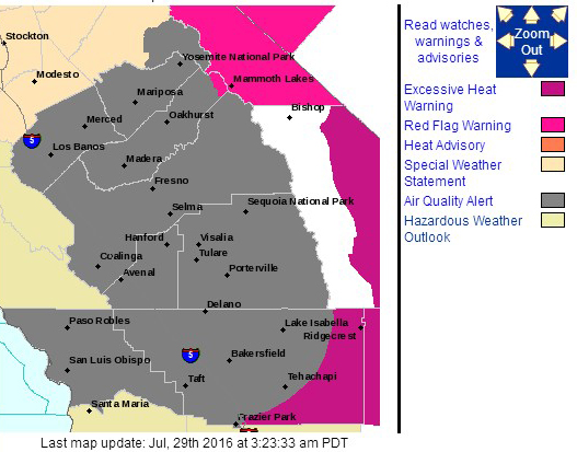 weather air alert mariposa july 29 2016