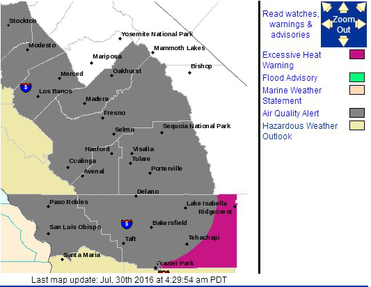 weather air quality mariposa july 30 2016