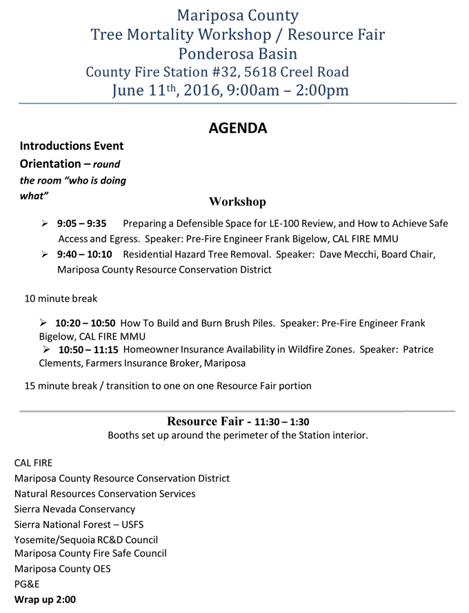 mariposa county tree mortality meeting june 11 2016 2 1