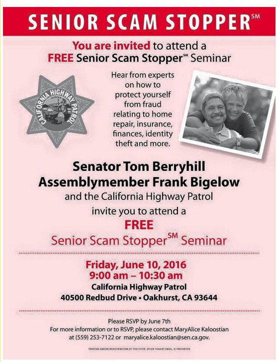 senior scam stopper oakhurst june 10 2016