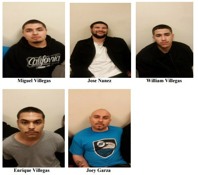 miguel villegas jose nanez william villegas enrique villegas joey garza merced police department