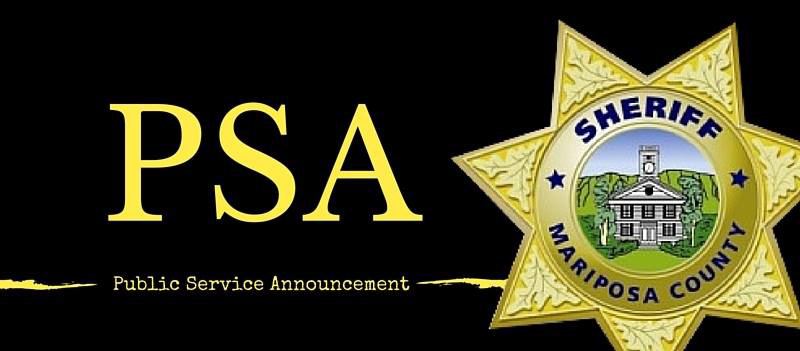 mariposa county sheriff psa
