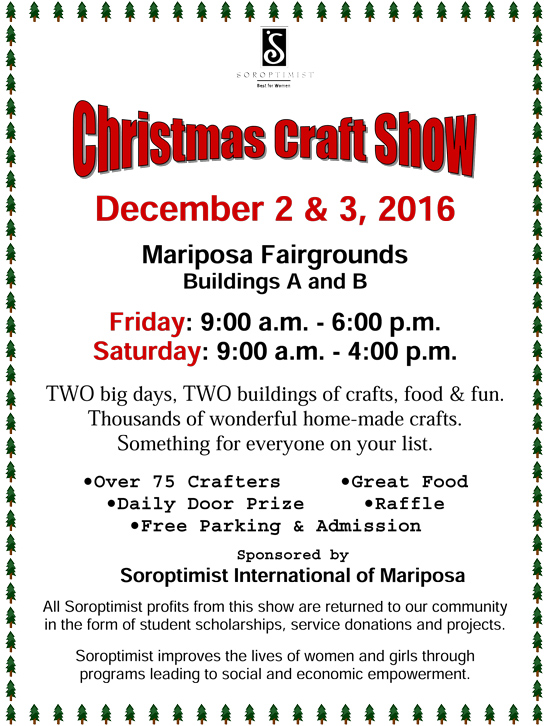 2016 Christmas Craft Show Flyer sm