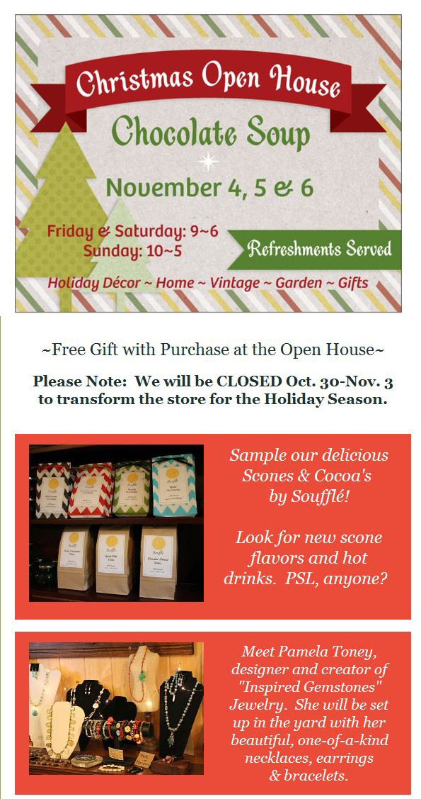 chocolate soup mariposa christmas open house 2016