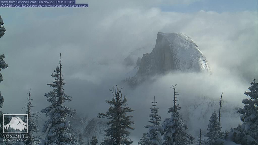 yosemite half dome november 27 2016 credit yosemite conservancy