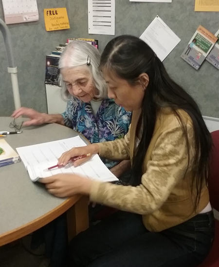 Linda and Wei tutoring 10 21 16