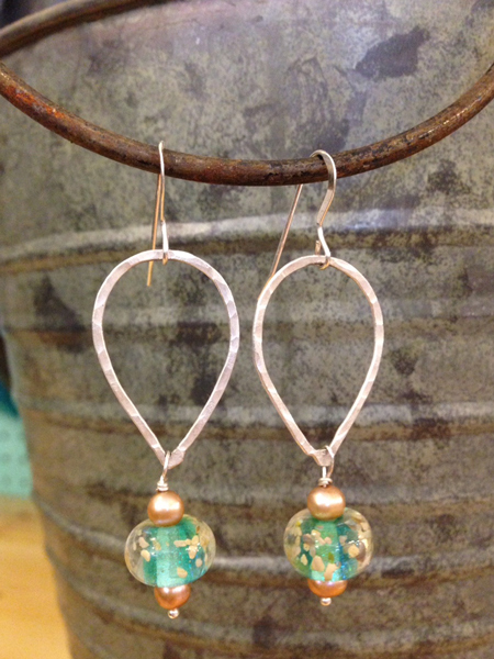 Sierra Art Trails Becky Caraco Designs earrings